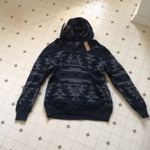 ✨NWT✨ AE 🦅 Hooded Tribal Sweater